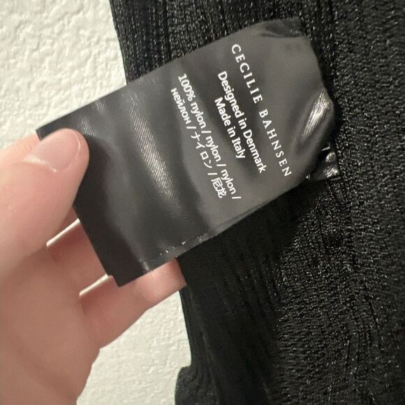 Cecile Bahnsen Mesh Felicia Open Back Long Sleeve Top Size XS/S Avant-garde - Picture 3 of 4